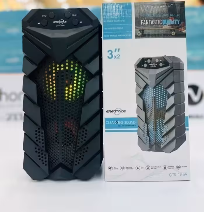 اسپیکر بلوتوثی گریت نایس قابل حمل مدل Gts 1559 ( گارانتی سلامت 7 روزه کالا) | موبوران