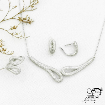 سرویس نقره ایتالیایی طرح مدرن کد 12819