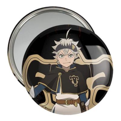 آینه جیبی خندالو مدل آستا انیمه بلک کلاور Black Clover کد 10263