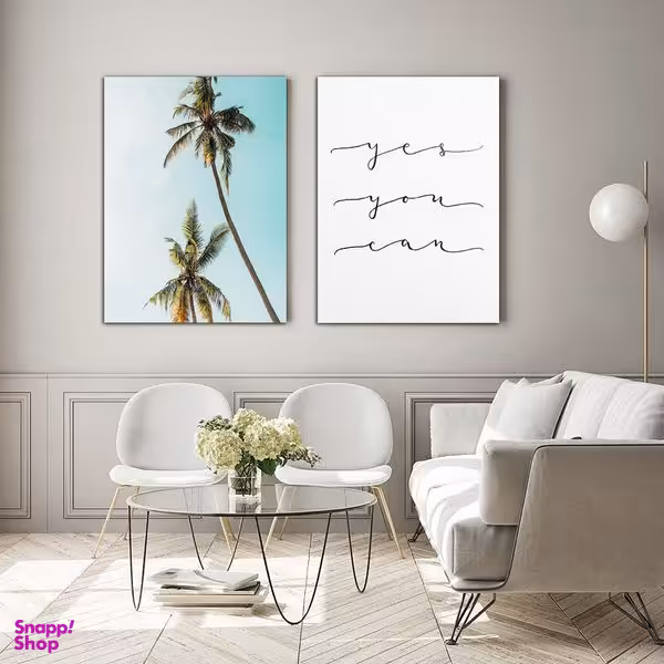 تابلو شاسی بکلیت طرح انگیزشی و نخل مدل SH-624 مجموعه 2 عددی