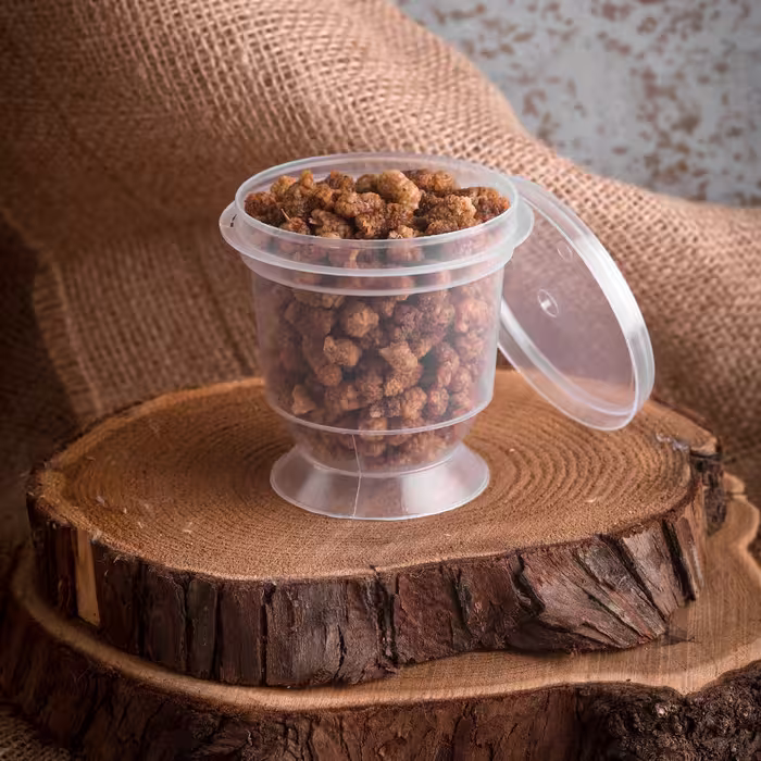 پک اقتصادی 25 عددی لیوان دسری 200 سی سی  فریزری و مایکروویوی  دسر بستنی و مربا شفاف 