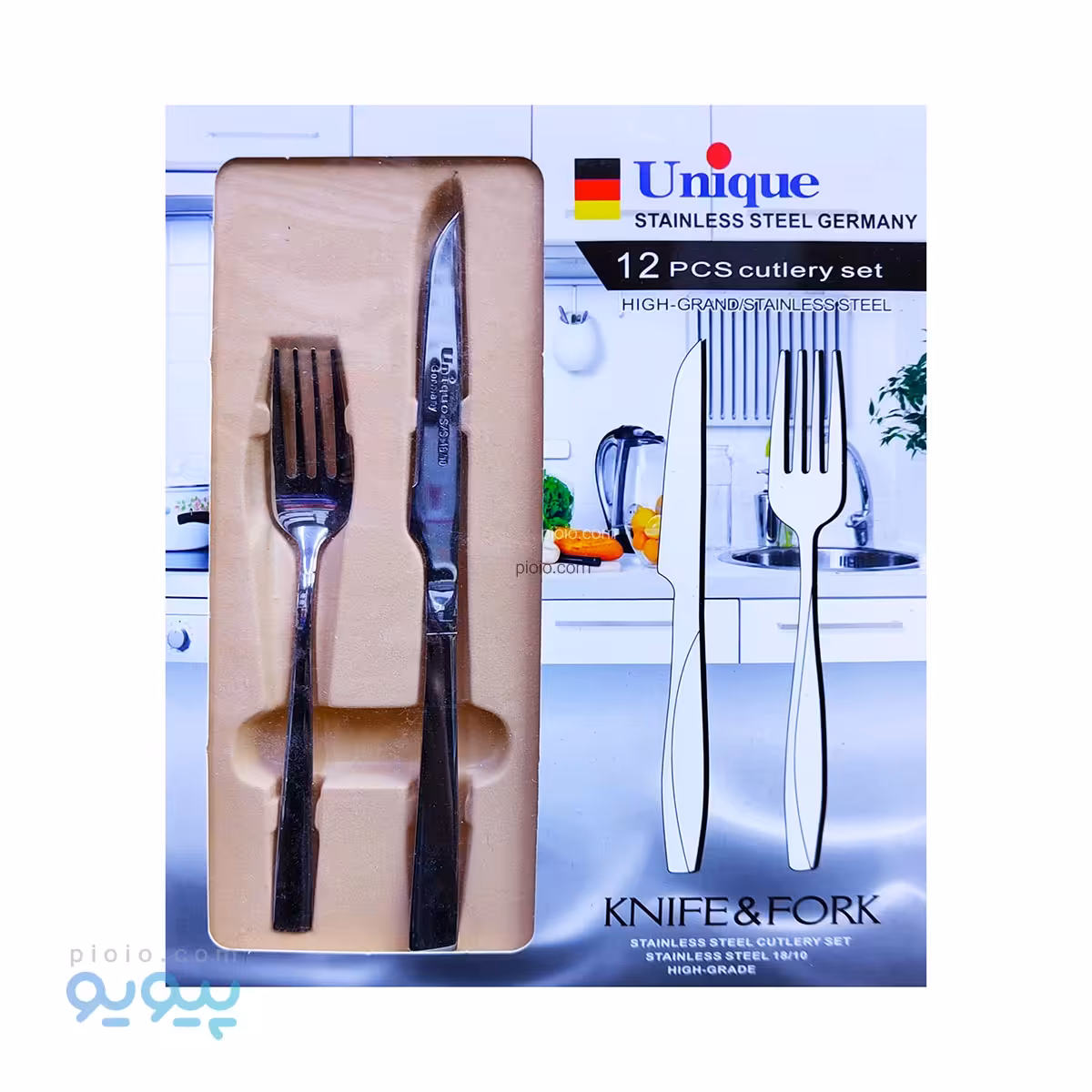 سرویس کارد و چنگال میوه خوری یونیک