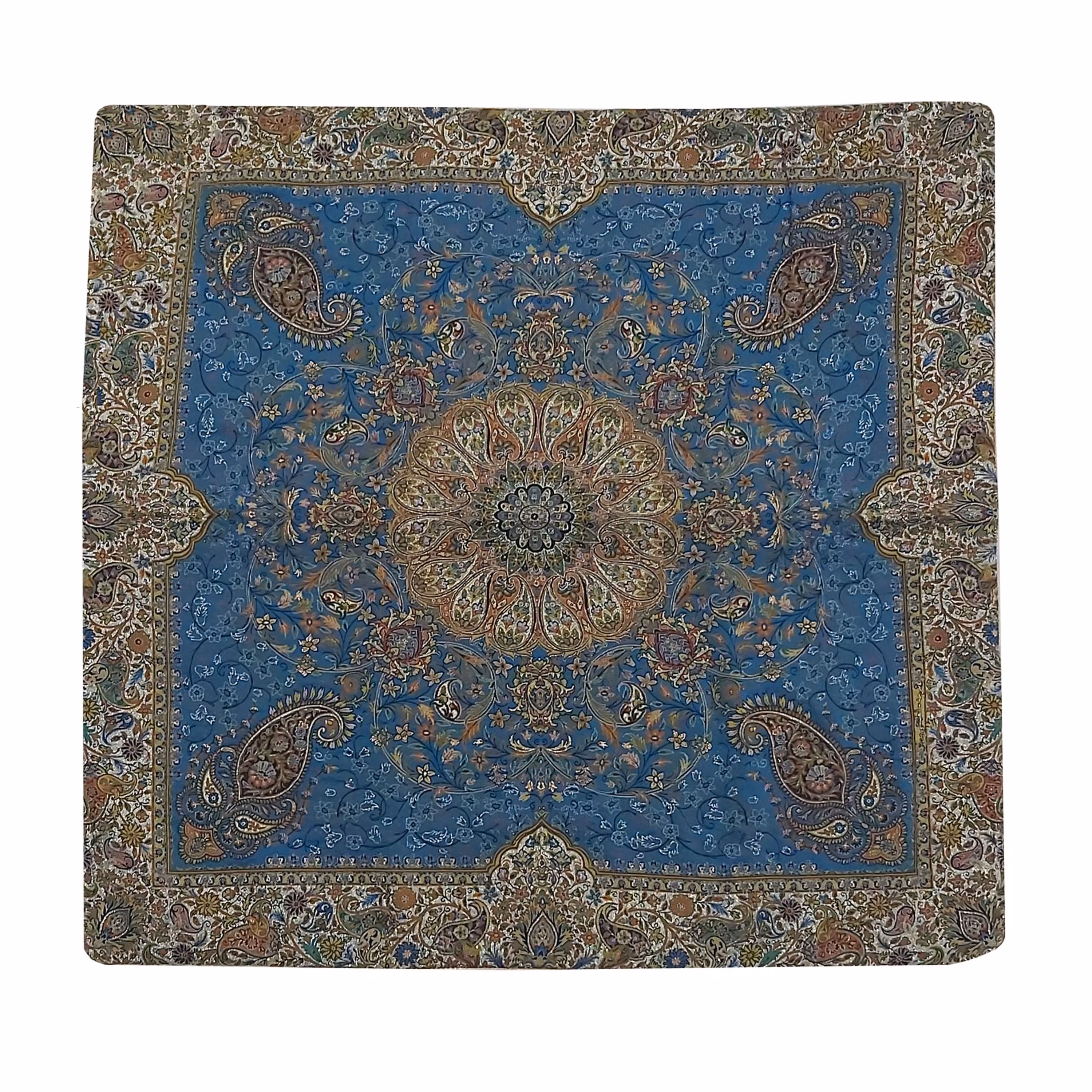 رومیزی ترمه سلطنتی یزد کد 1347