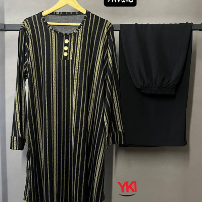 ست تونیک شلوار بزرگ سایز خنک- کد 948