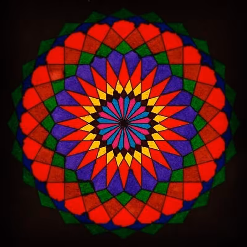 تابلو نقاشی ماندالا کد 4