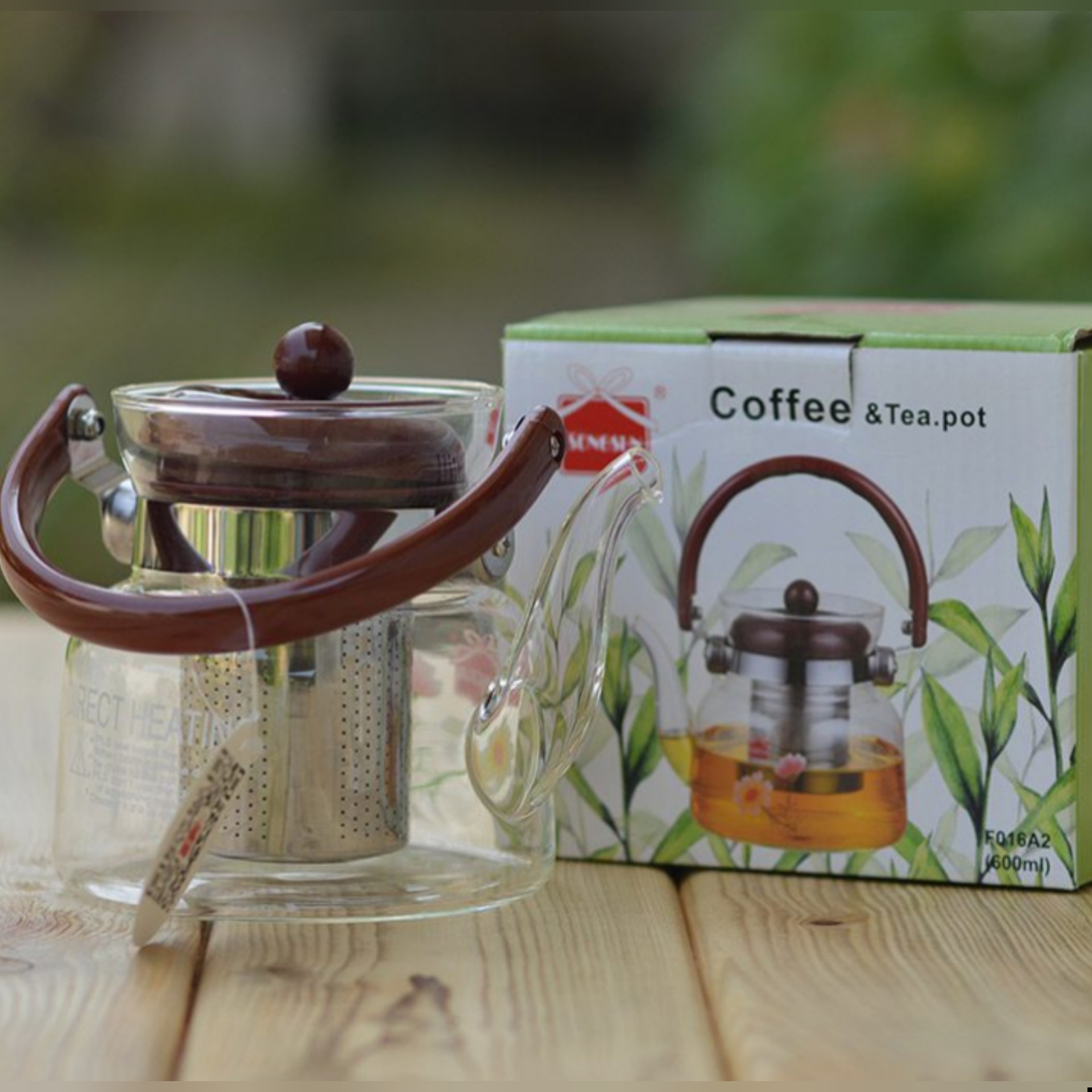 قوری پیرکس شعله مستقیم 600 میلی لیتری