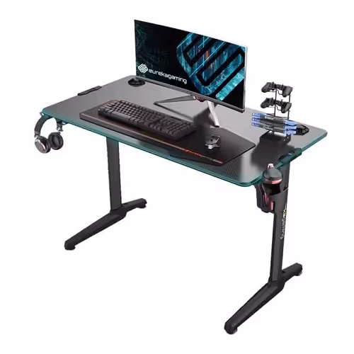 میزگیمینگ یوریکا با نور پردازی RGB سایز 60 * 148 مدل ERK-GIP-55B