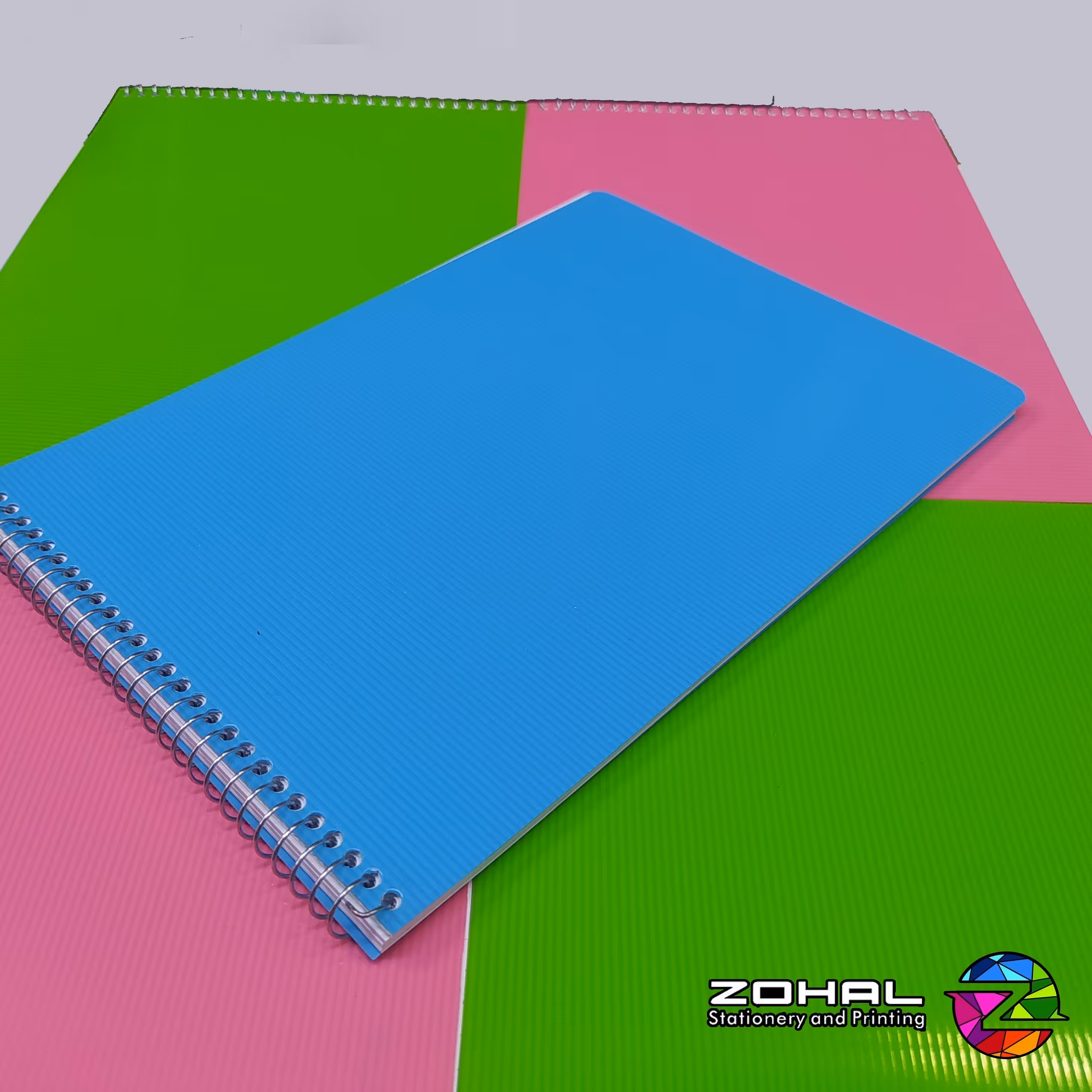 دفتر  80 برگ سیمی، جلد طلقی 