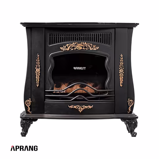 بخاری گازی ارنست طرح شومینه مدل صدرا 280(لطفا با هماهنگی خرید بفرمایید)