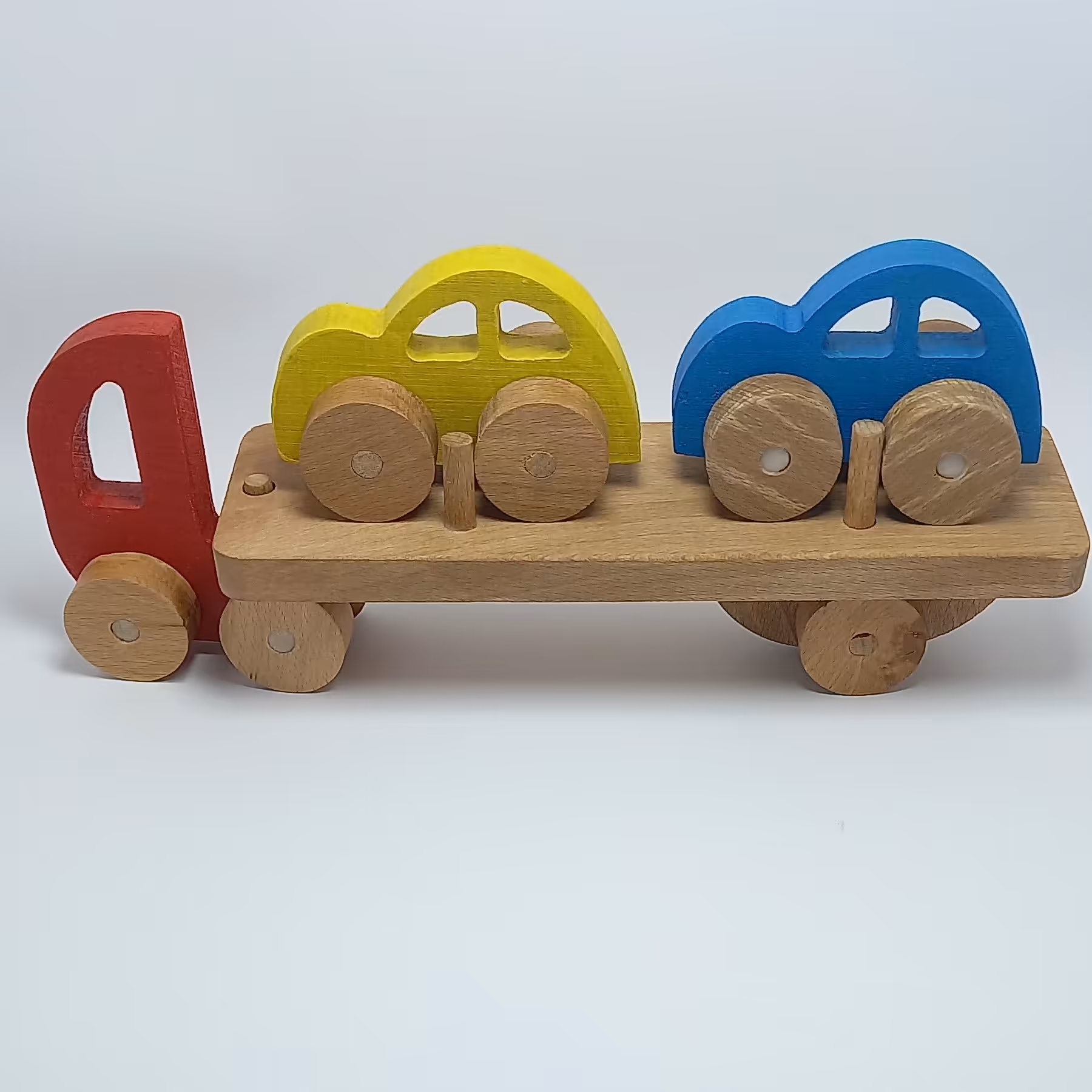 ماشین اسباب بازی چوبی