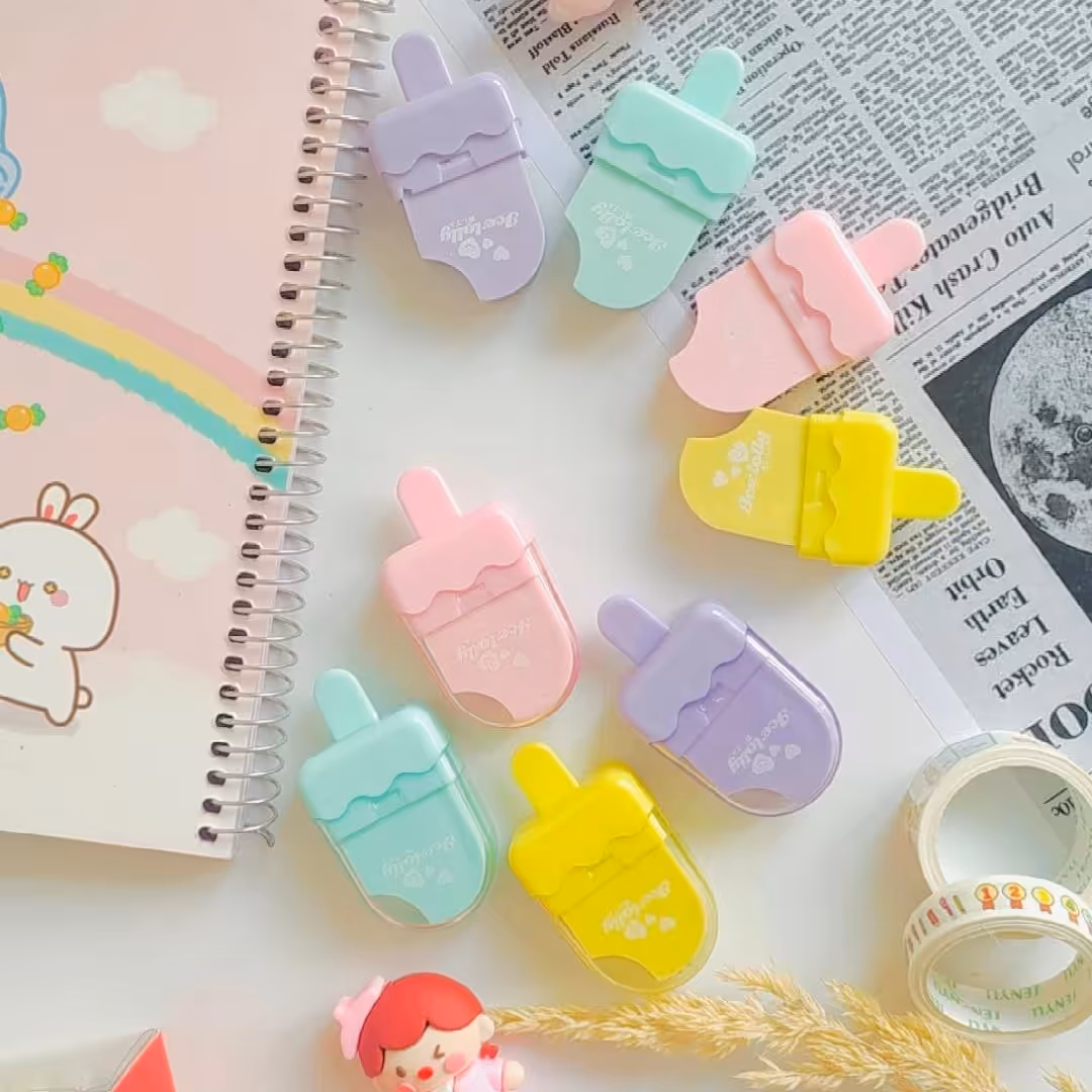 پاکن بستنی چوبی رنگ سبز با کیفیت