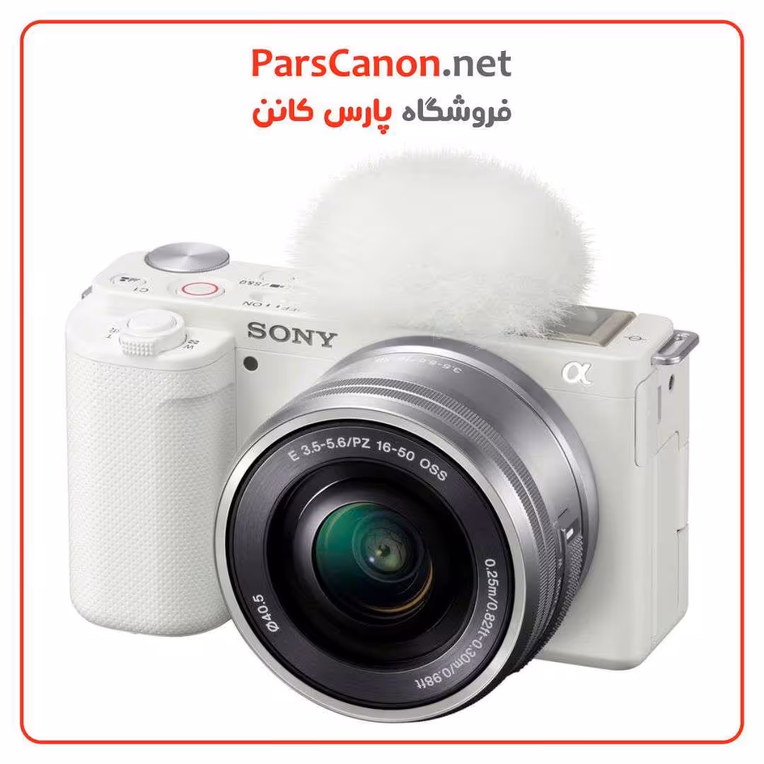 دوربین عکاسی سونی Sony ZV-E10 Mirrorless with 16-50mm Lens (White)