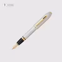 خودنویس کراس مدل پیرلس 125 رنگ پلاتینیوم گیره طلا