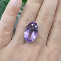 سنگ آمیتیست تراش جواهری کد 2 (23 قیراطی)