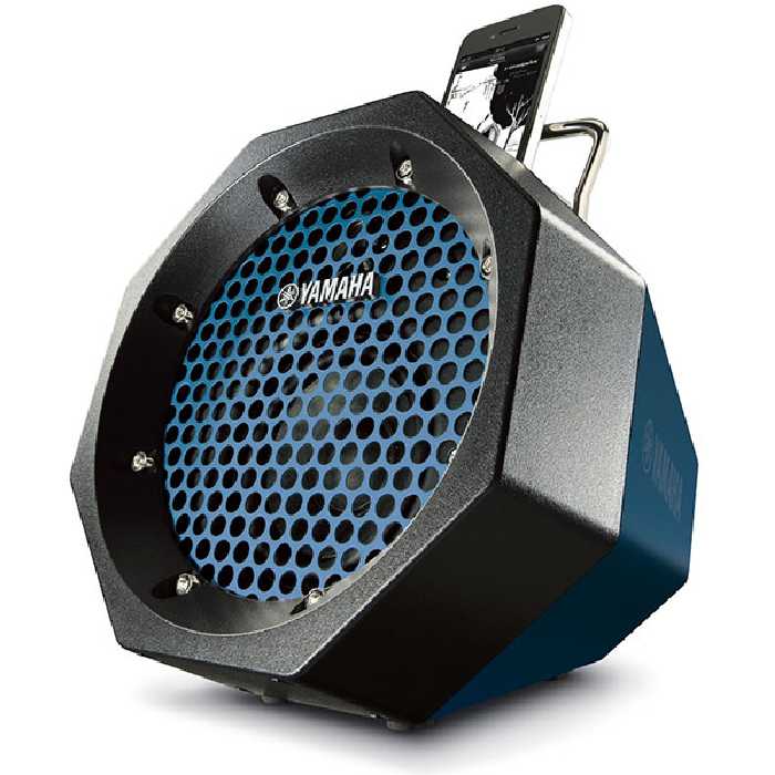 اسپیکر یاماها همراه با داک 30 پین مخصوص iPod و iPhone یاماها PDX 11 آبی - Hiapple.ir