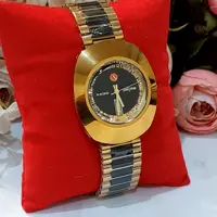 ساعت مردانه رادو تخم مرغی اصل میوتا ژاپن سرامیک بند کشویی ضدخش 