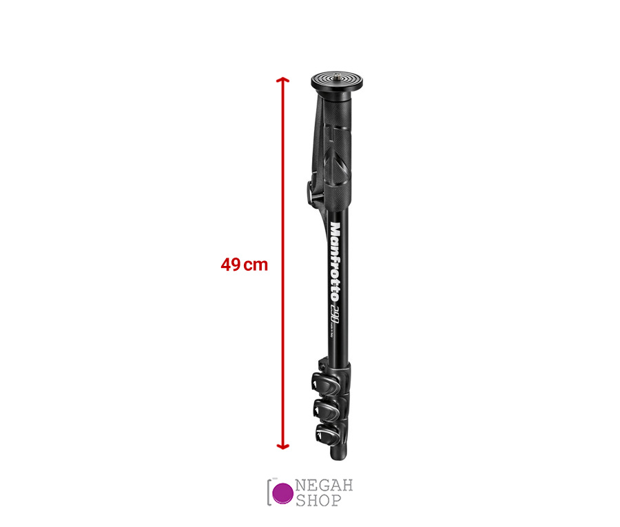 تک پایه عکاسی مانفروتو مدل Manfrotto ALU MONOPOD 290A4