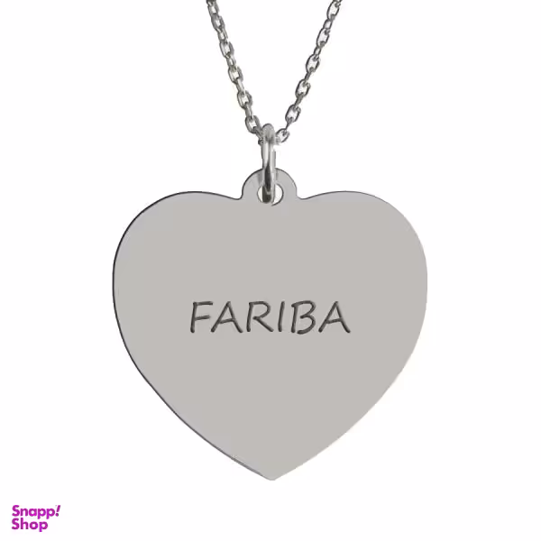 گردنبند نقره زنانه طرح فریبا کد 01