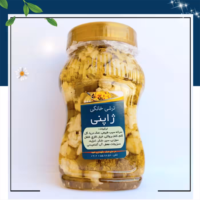 ترشی خانگی ( ترشی ژاپنی )  فوق اعلا / تضمین بازگشت هزینه