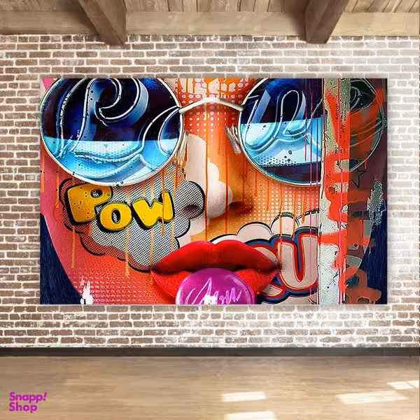 پوستر دیواری طرح فانتزی دختر عینکی کد FP414