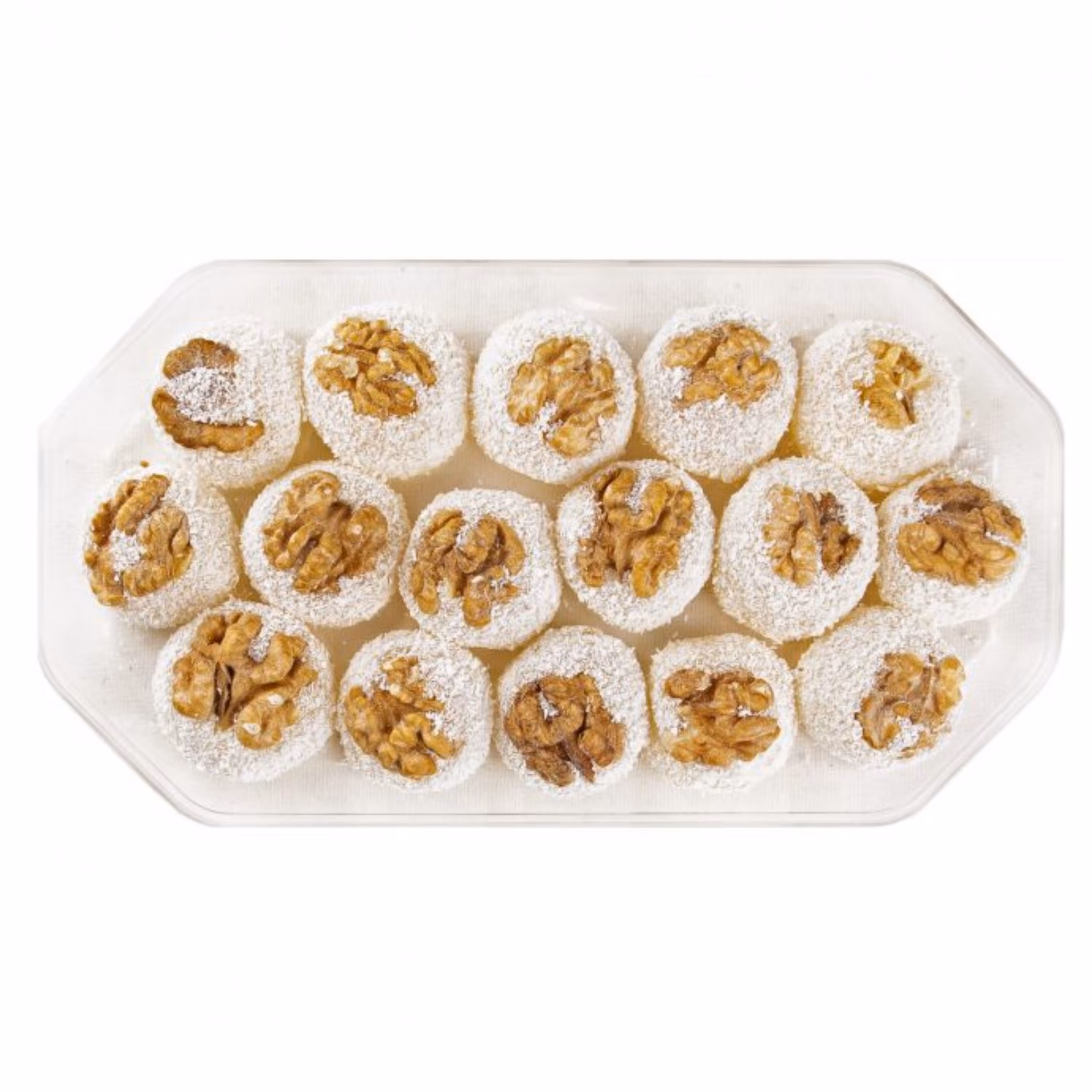 باسلق نارگیل باگردو درشت500 گرم