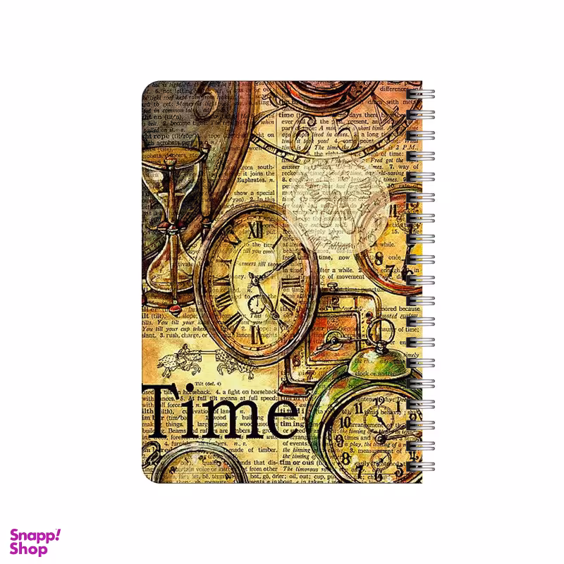 دفترچه یادداشت بامبیلیپ مدل زمان و ساعت شنی کد 8678804