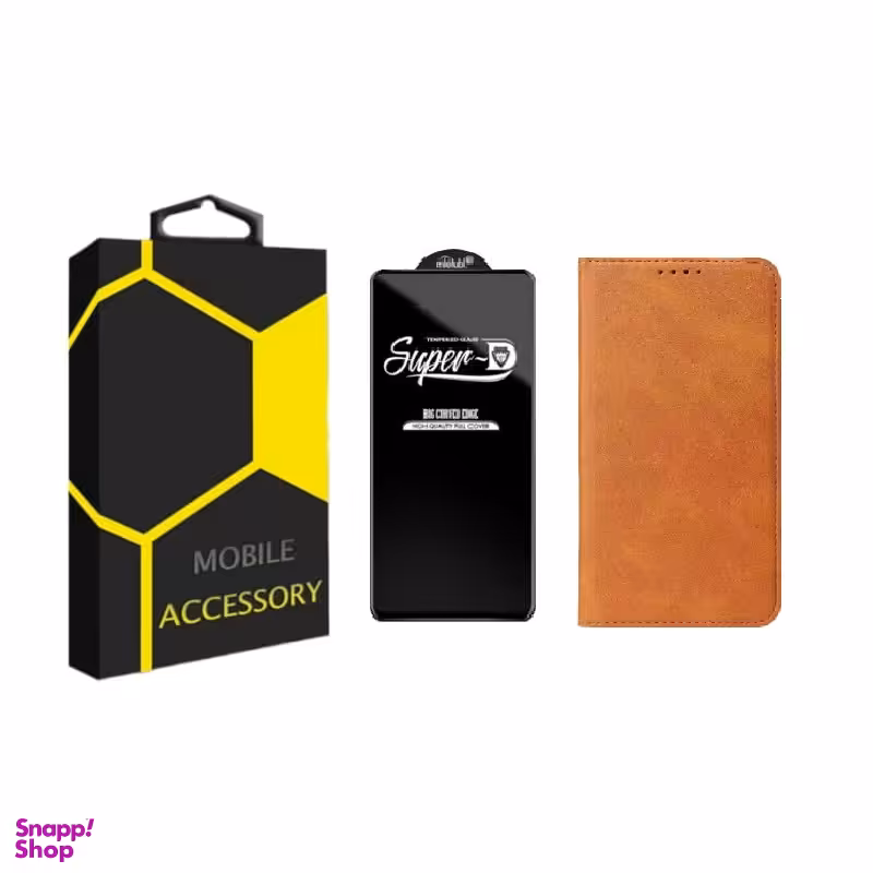 کیف موبایل مدل کلاسوری مناسب سامسونگ Galaxy F12