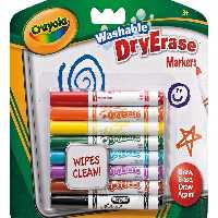 ماژیک قابل شست و شو 8 رنگ کودک crayola کد 2002