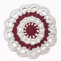 زیر لیوانی بافتنی هنریسان کد 261 مجموعه 6 عددی - زیرلیوانی قلاب بافی