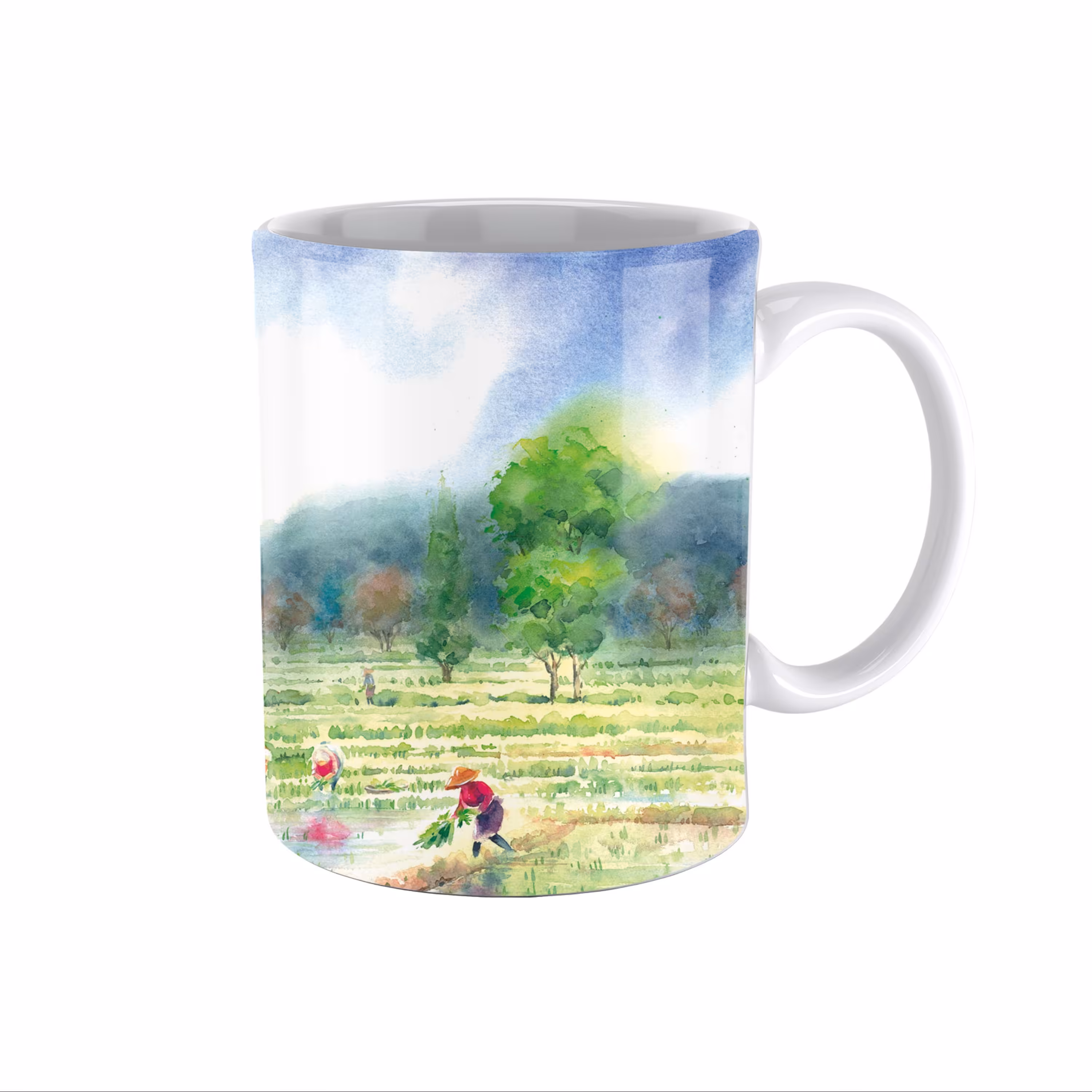 ماگ طرح شالیزار کد061