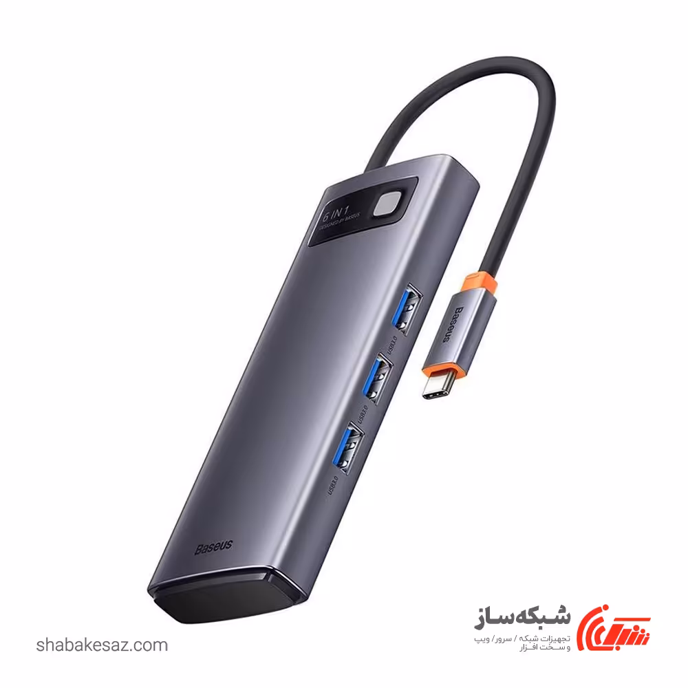 قیمت و خرید هاب USB C باسئوس Baseus WKWG030213 - شبکه ساز
