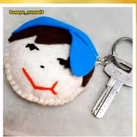  جاکلیدی طرح پسر نمدی پک 40 عددی ، جاسوئیچی ، گیفت مدرسه و مهدکودک پسرانه کد1