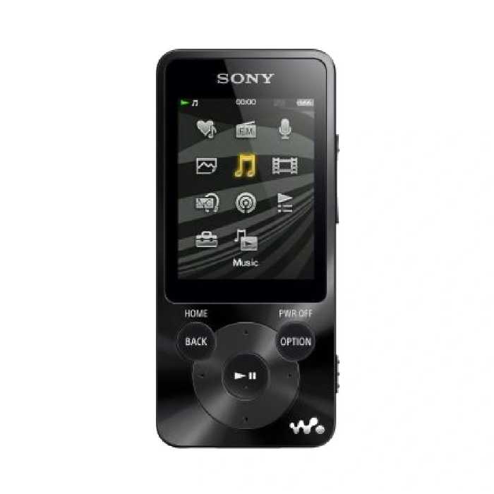 واکمن پلیر موزیک و ویدیو سونی nwz-e385 - mp4-اورجینال رنگ مشکی 