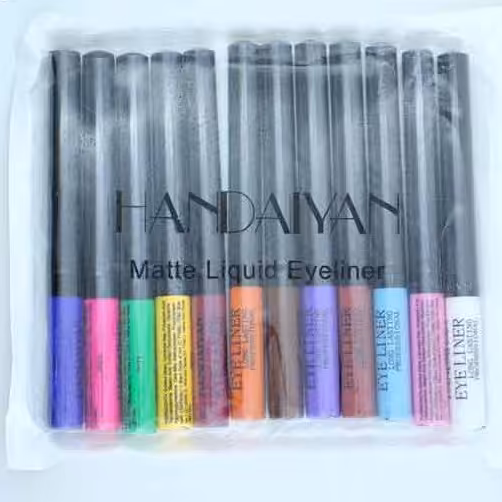 پک 12 عددی خط چشم رنگی هندیان سری A
