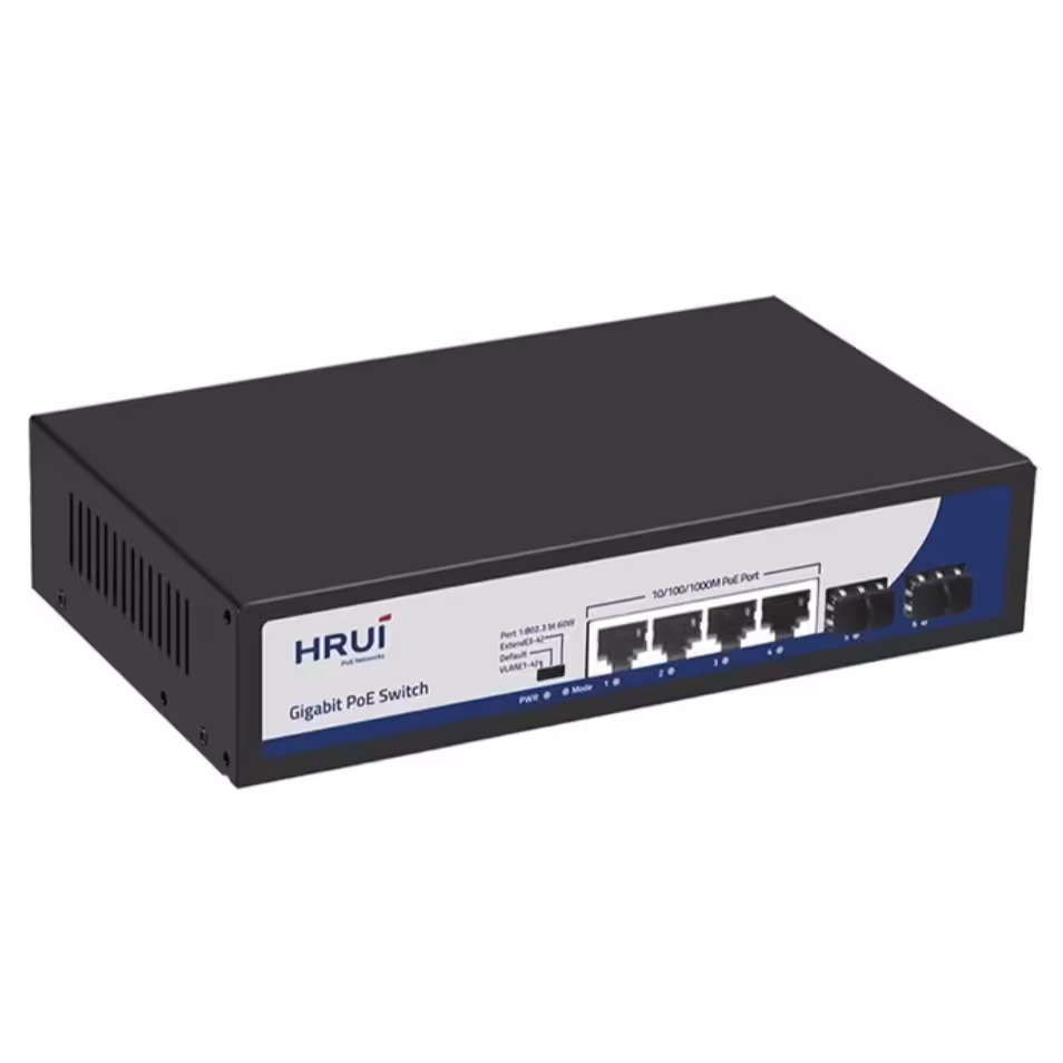 سوییچ 4پورتHRUIمدل(HR901-AXG-42NS-120)