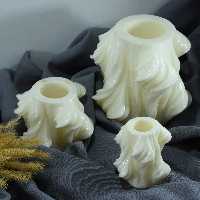 قالب سیلیکونی گلدان موج منحنی