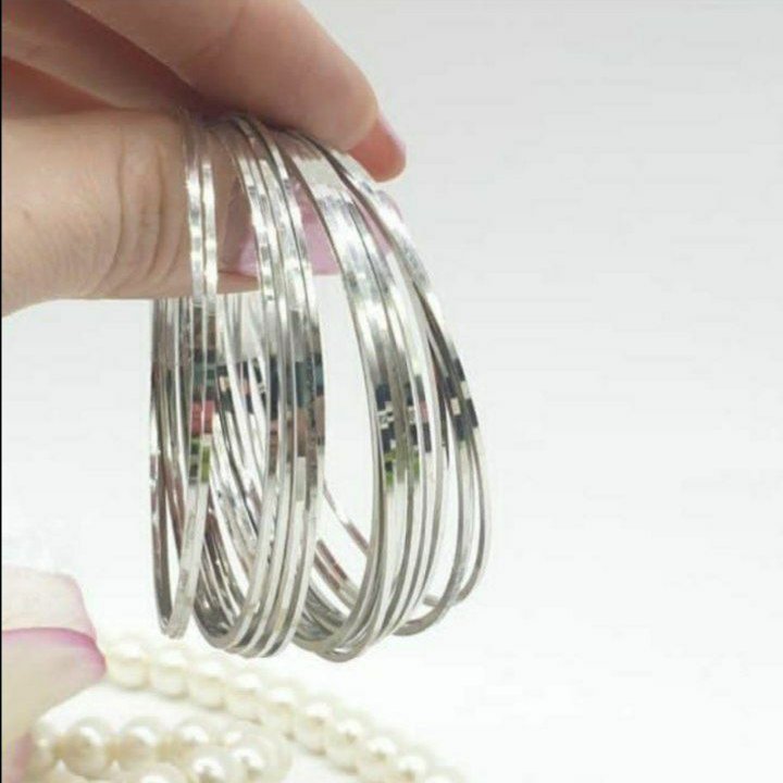 النگو ایینه ای باریک پک 12 تایی ابکازی نانو