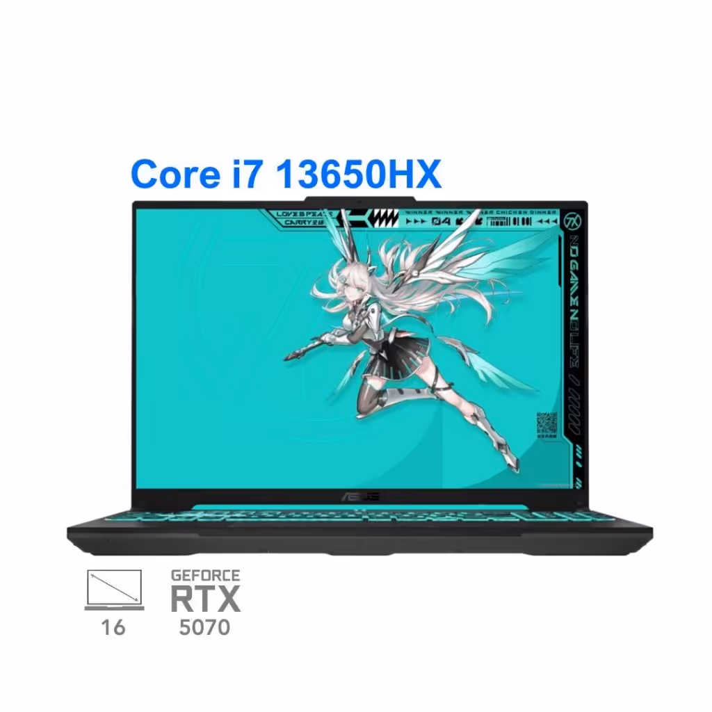 لپ تاپ گیمینگ ایسوس تاف ASUS TUF F16 FA607PV Core i7 13650HX RTX 5070 115W 16G 1T 2.5K 165Hz 2025