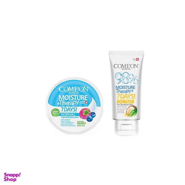 کرم مرطوب کننده کامان (comeon) مدل Normal حجم 240میلیلیتر به همراه کرم کامان (comeon) مدل Oil free حجم 75 میلیلیتر
