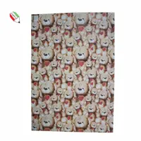 کاغذ کادو گلاسه طرح خرس قلب دار مستر گیفت 74023