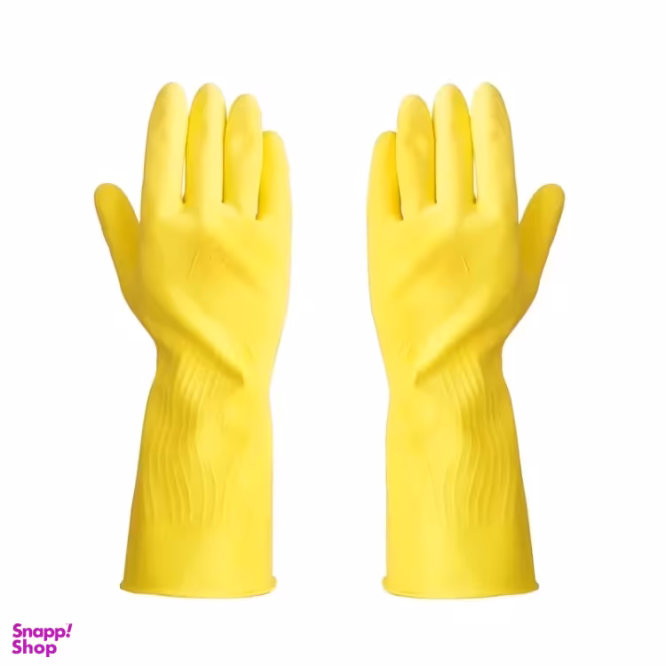 دستکش نظافت ساق کوتاه رز مریم مدل SK سایز بزرگ