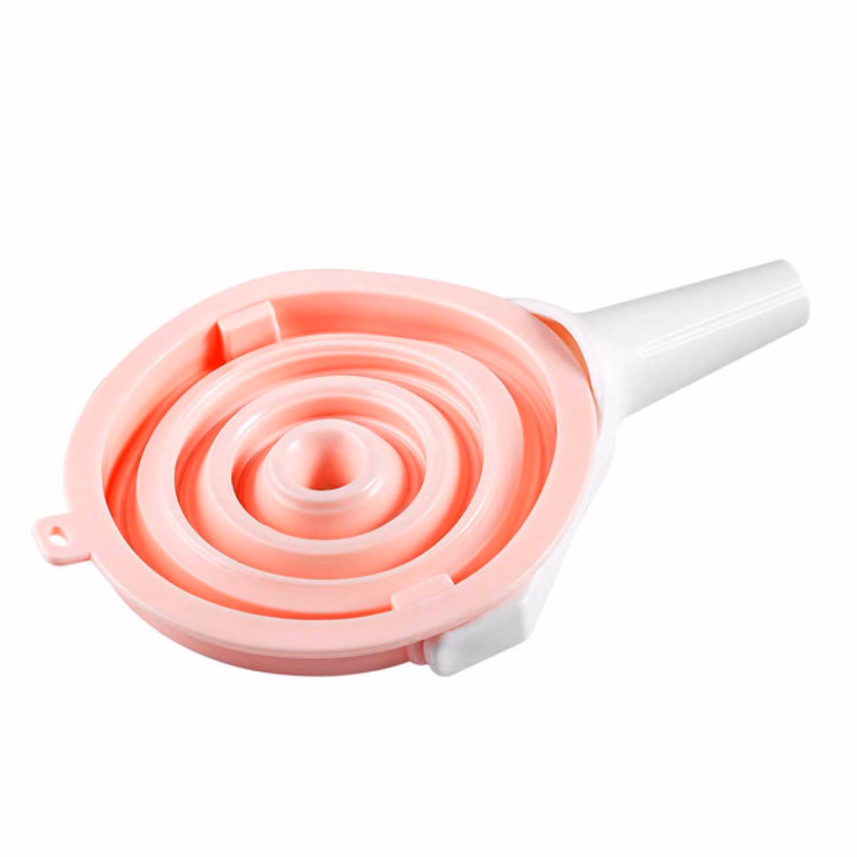 قیف سیلیکونی تاشو لالان رنگ صورتی