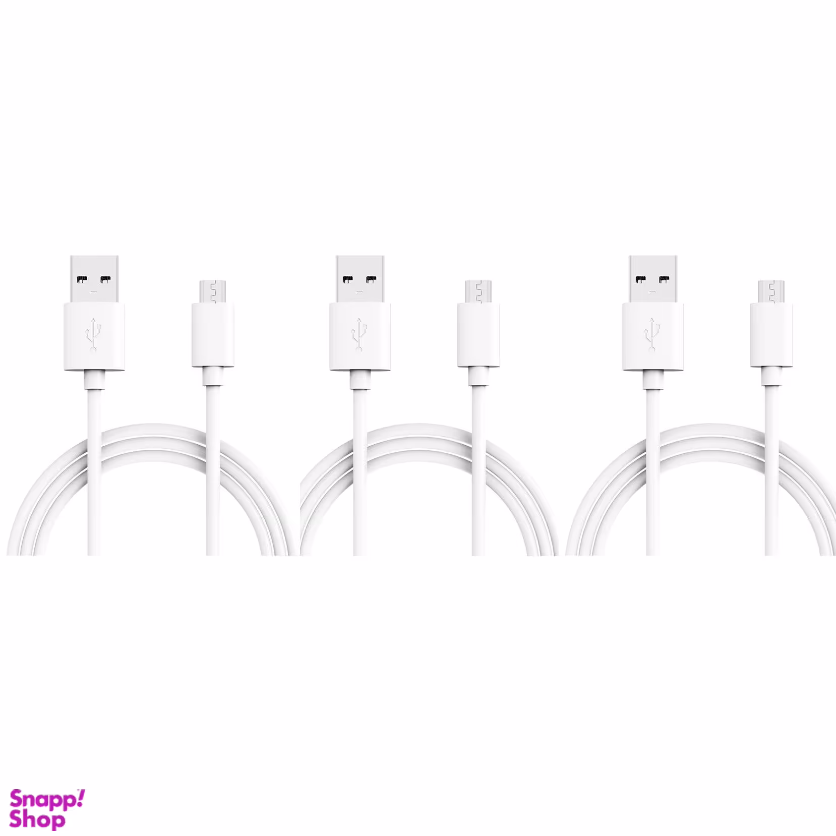 کابل تبدیل USB به microUSB سامسونگ طول 1 متر مجموعه 3 عددی