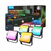 خرید چراغ هوشمند 4تایی Govee Outdoor Flood Lights 2 H7057 با بهترین قیمت