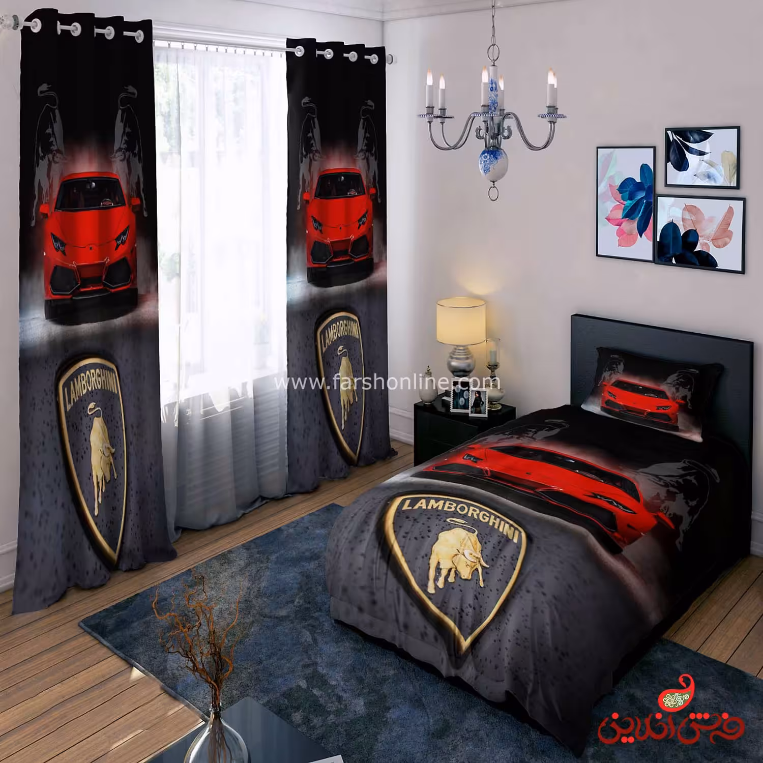 روتختی طرح ماشین لامبورگینی کد 15505
