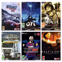 پک شماره سه 6 عددی  بازی کامپیوتر به قیمت عمده