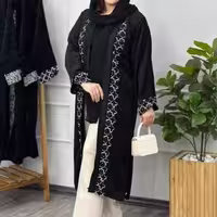 مانتو مجلسی مخمل سوزندوزی هندی مدل ارایه