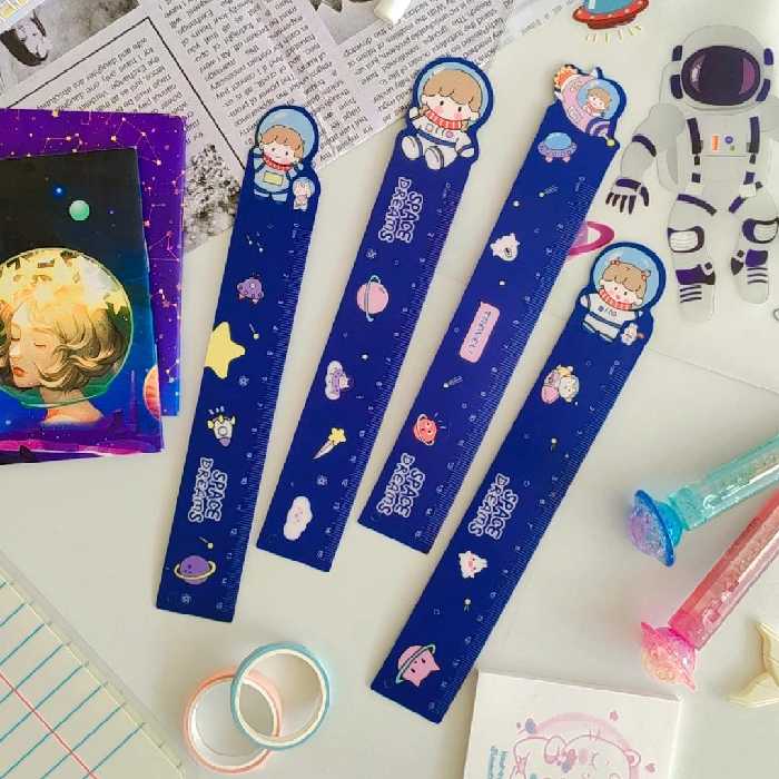 خط کش مگنتی فضانورد 15 سانتی متری ارسال طرح به صورت رندوم