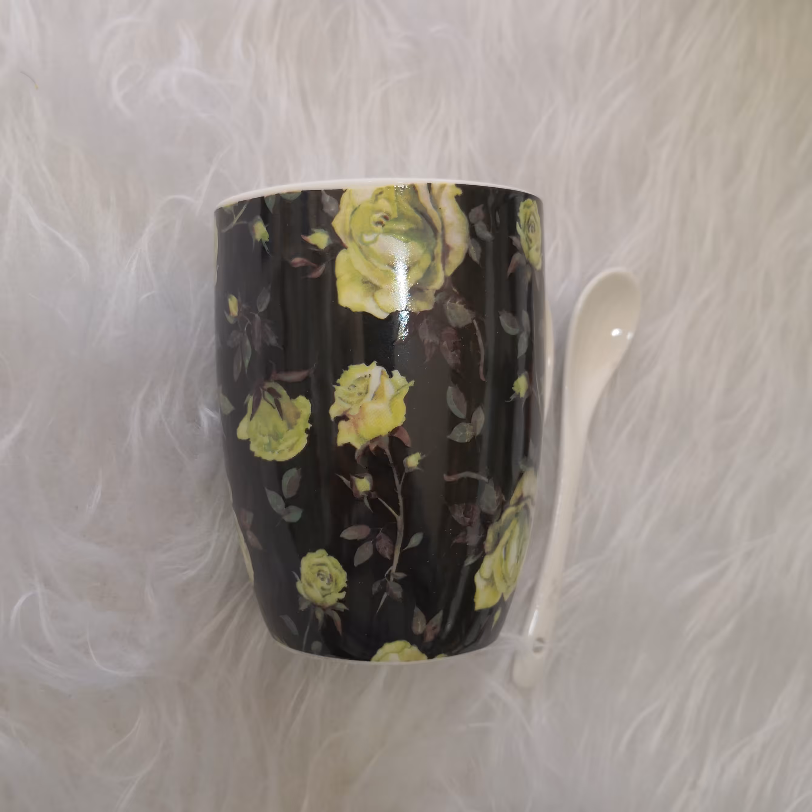 ماگ سرامیکی قاشق دار خارجی با کیفیت عالی