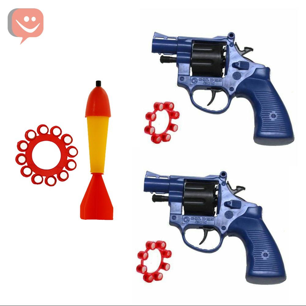  تفنگ ترقه ای به همرا دارت ترقه ای بسته 3 عددی کد 3685 